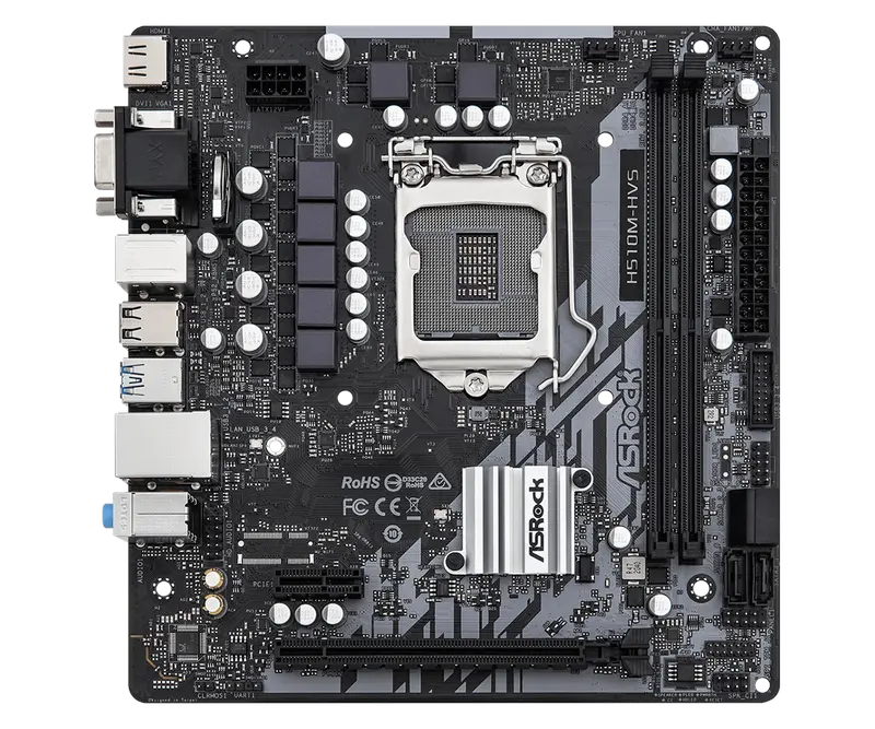 Placă de bază ASRock H510M-HVS R1/R2.0 LGA1200 Micro-ATX