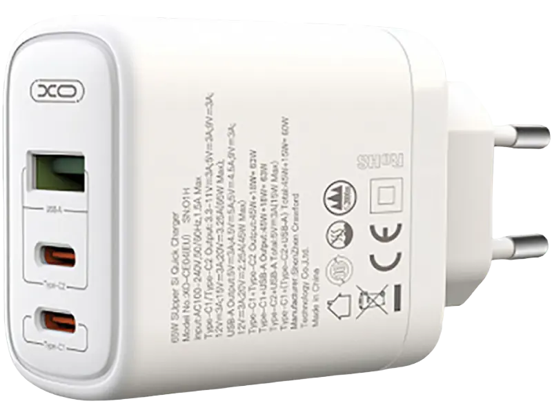 Încărcător XO CE04A Alb