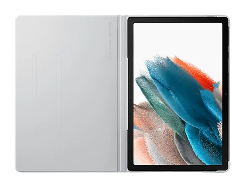 Чехол для планшета Samsung Galaxy Tab A8 Book Cover 10.5" Серебристый