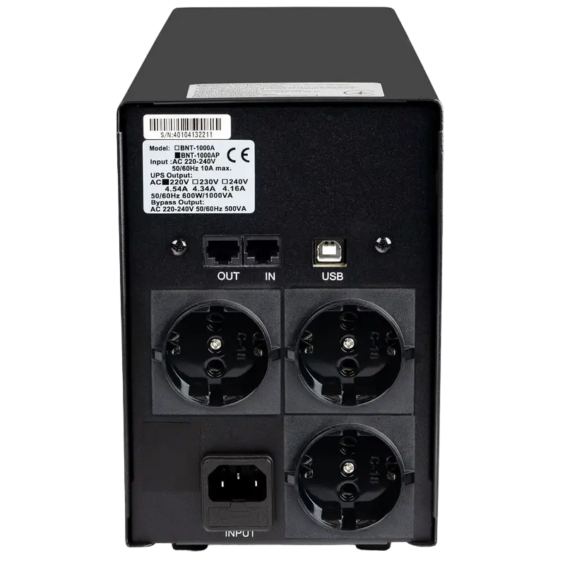 Источник бесперебойного питания PCM BNT-1200AP Черный