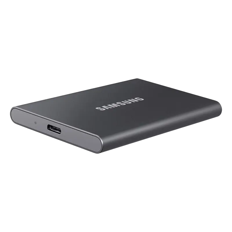 Внешний портативный SSD накопитель Samsung T7 4 ТБ Titan Gray