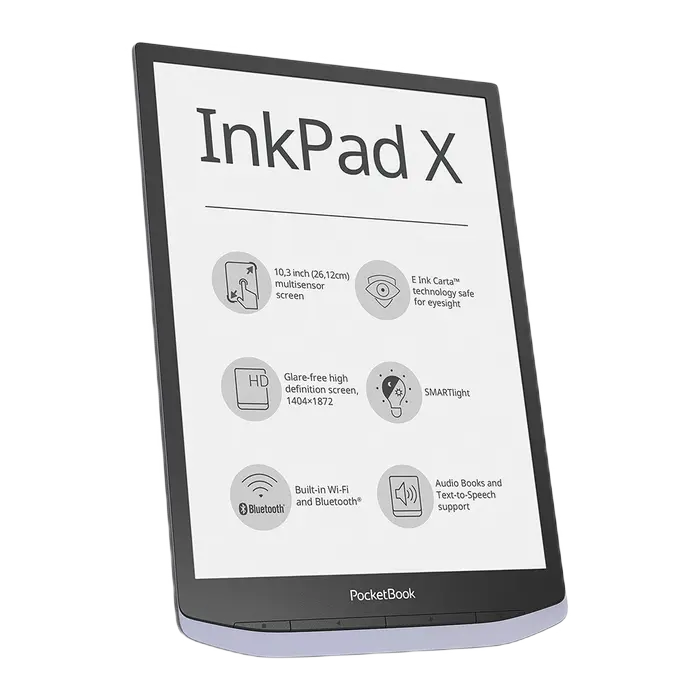 Электронная книга PocketBook InkPad X Серый металлик