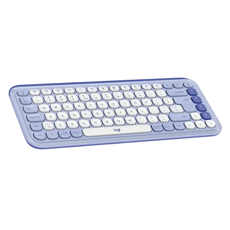 Tastatură Logitech POP ICON Membrană Violet