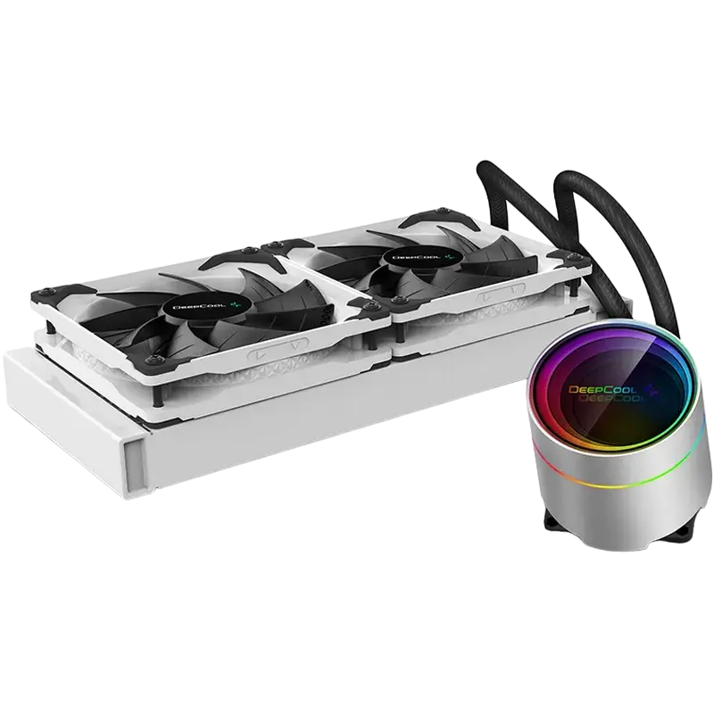 Кулер для процессора Deepcool CASTLE 240EX WHITE 120 мм