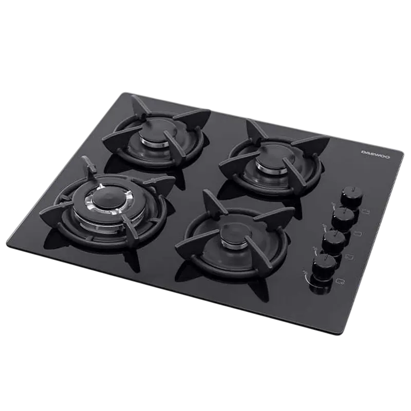 Газовая варочная панель Daewoo BH6GKR41BNM Черный