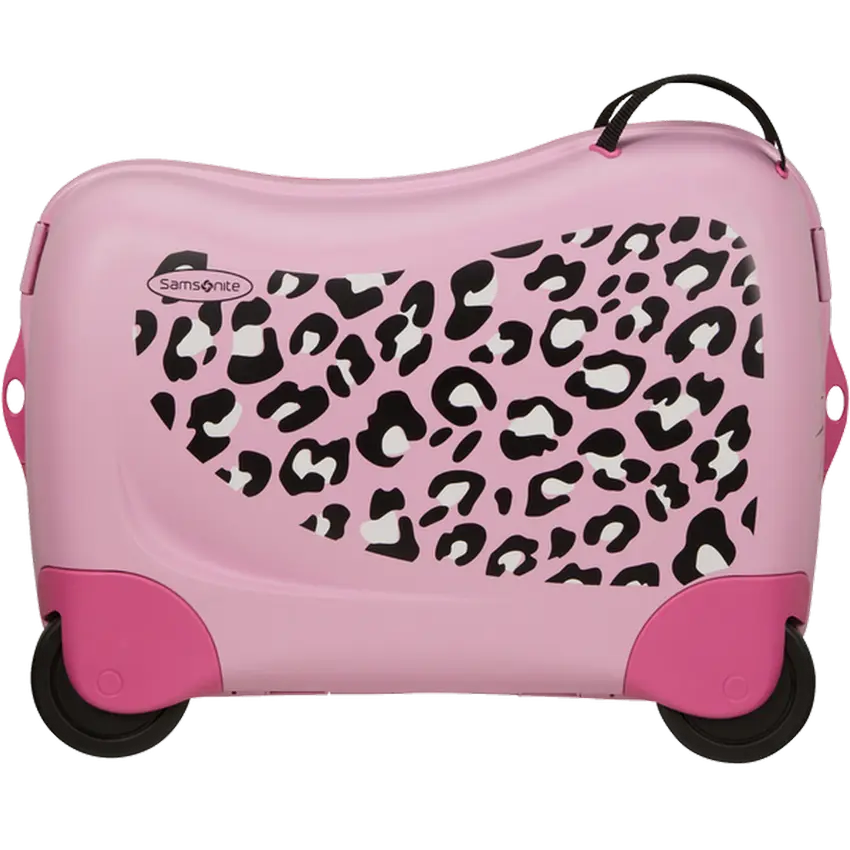 Чемодан для багажа Samsonite Dream Rider Spinner Leopard Розовый