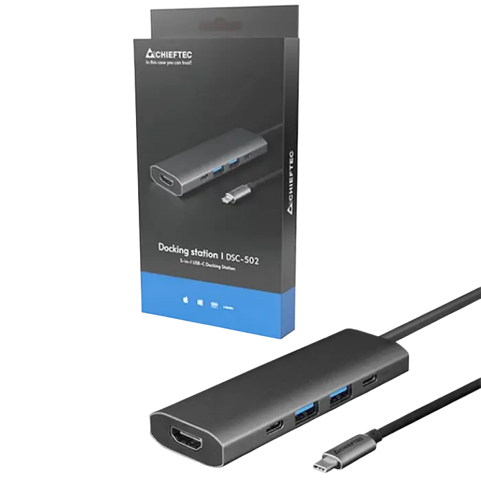 Док-станция Chieftec DSC-502 Серый