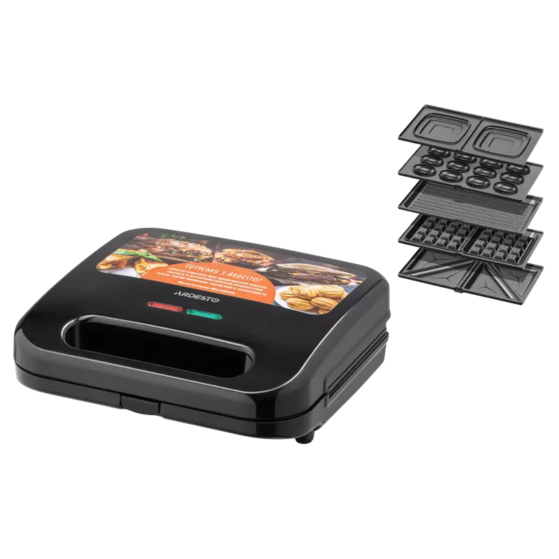 Сэндвичница-Мультипекарь Ardesto SM-H500B Чёрный