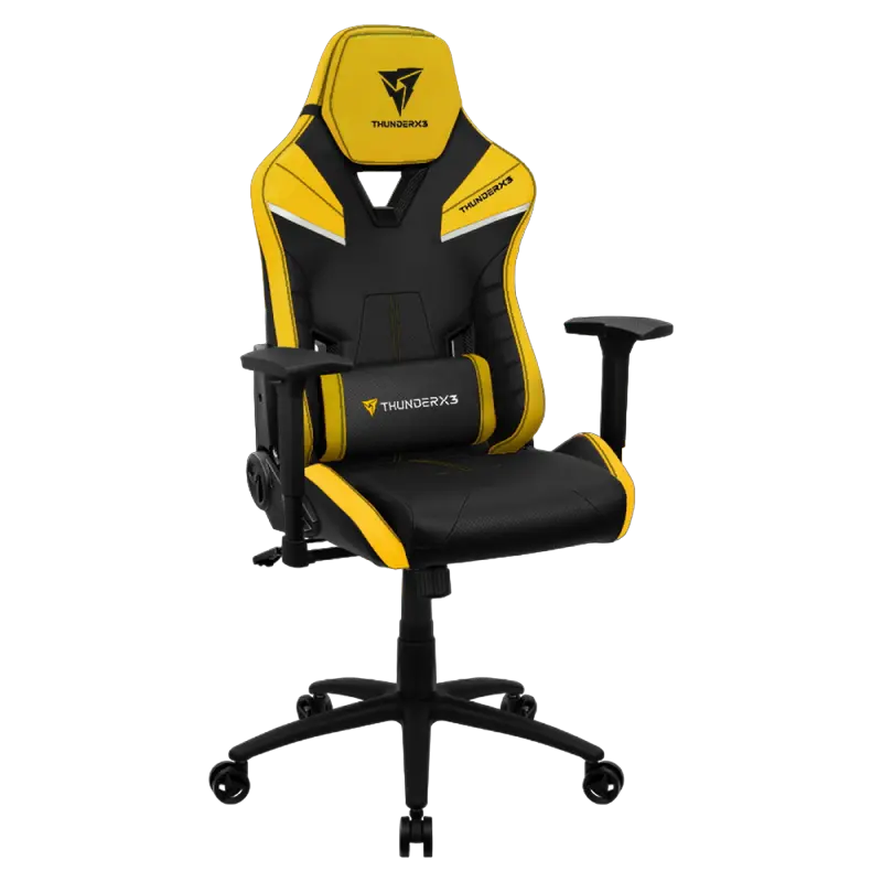 Игровое кресло ThunderX3 TC5 Искусственная кожа Чёрный/Жёлтый
