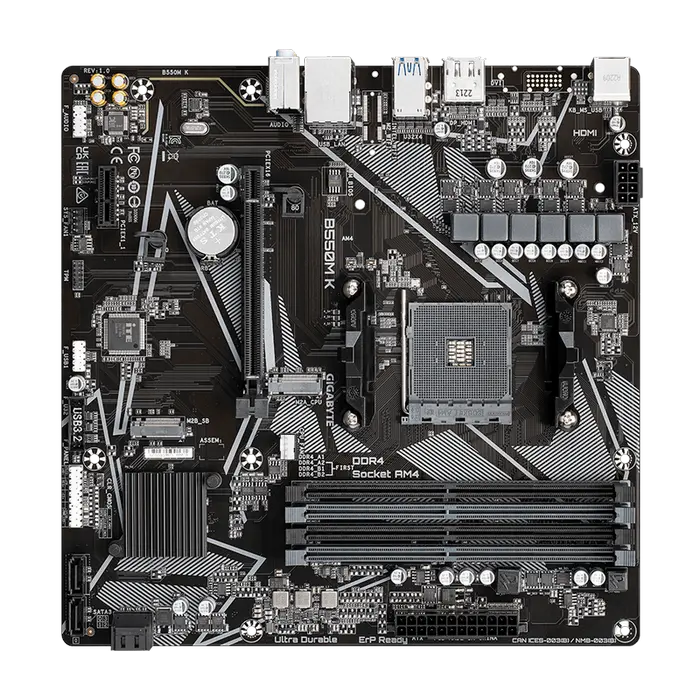Материнская плата Gigabyte B550M K AM4 Micro-ATX