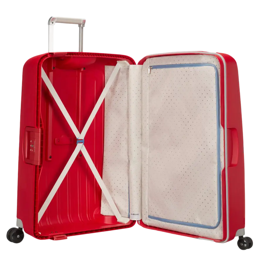 Чемодан для багажа Samsonite S'CURE Малиновый