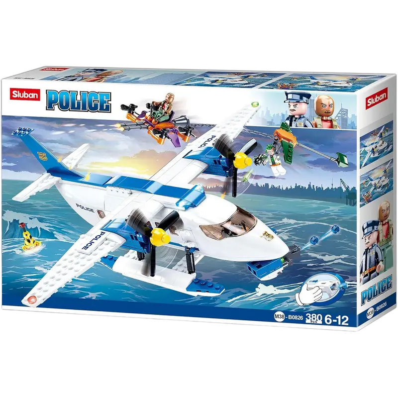 Конструктор Sluban Police - Manhunt by Air Разноцветный