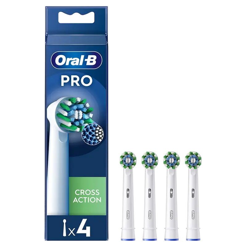 Duză pentru periuța de dinți electrică Pentru adulți Braun Pro Cross Action Alb
