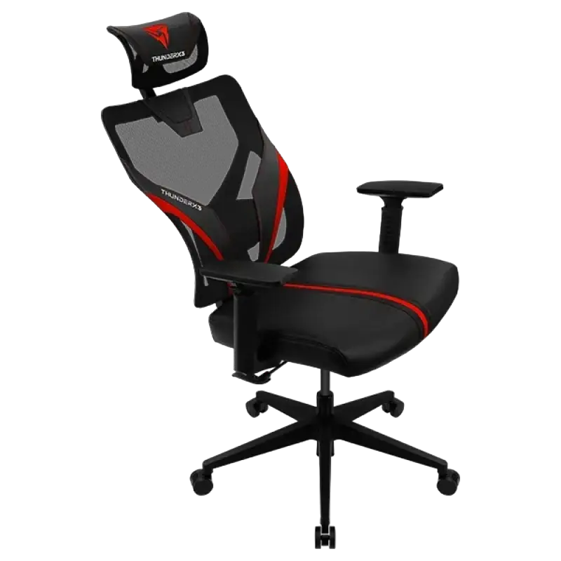 Игровое кресло ThunderX3 Yama1 Искусственная кожа Чёрный/Красный