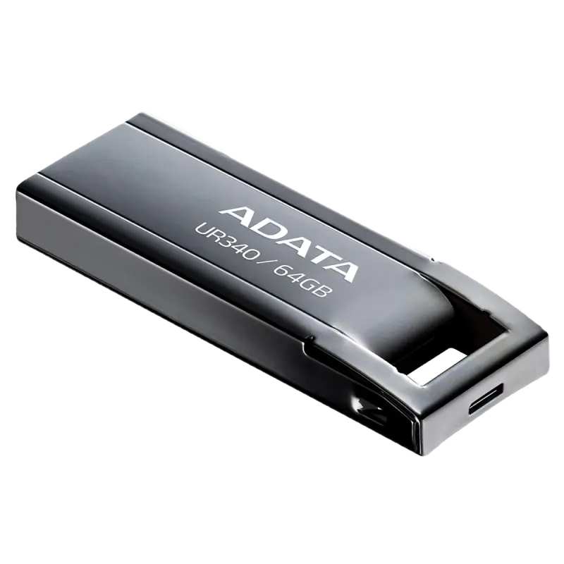 USB Flash накопитель ADATA UR340 64ГБ Чёрный
