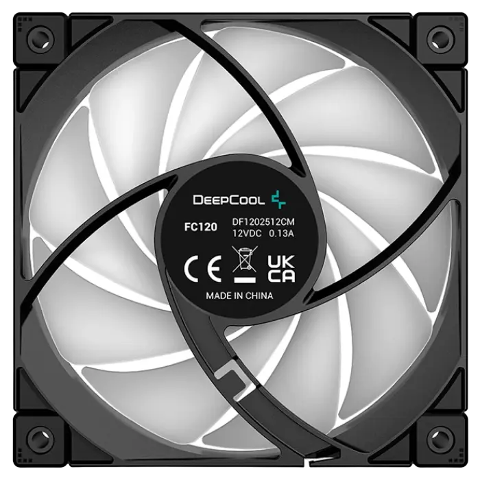 Вентилятор для ПК Deepcool FC120 120 мм Черный