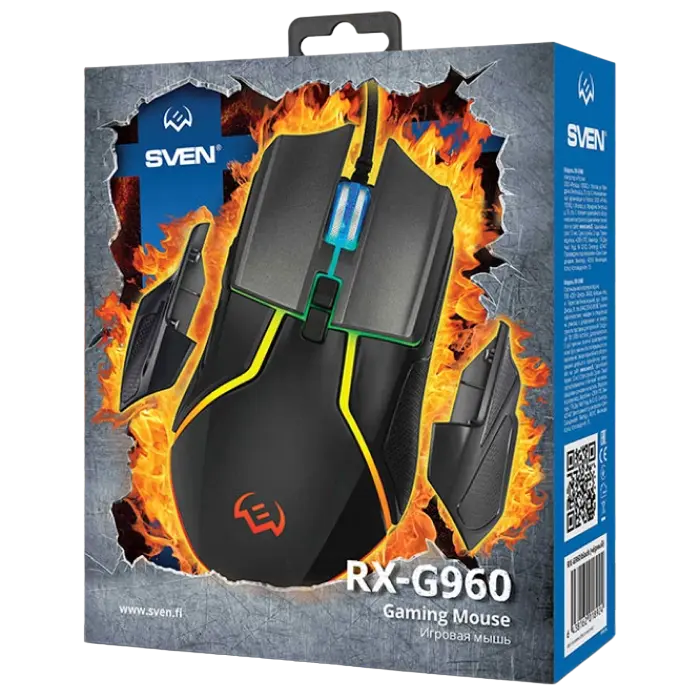 Игровая мышь SVEN RX-G960 Проводное Чёрный