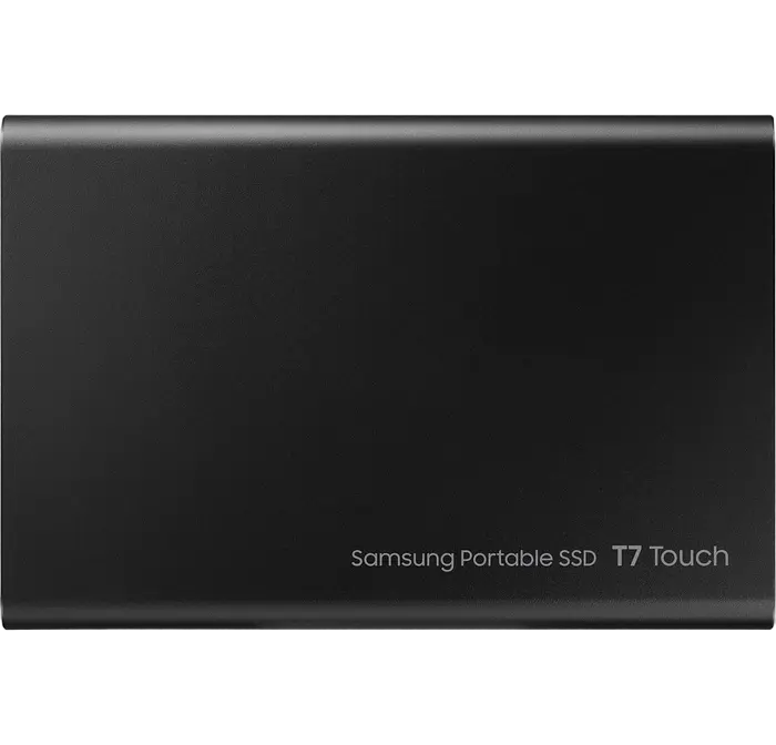 Внешний портативный SSD накопитель Samsung T7 Touch 500 ГБ Чёрный