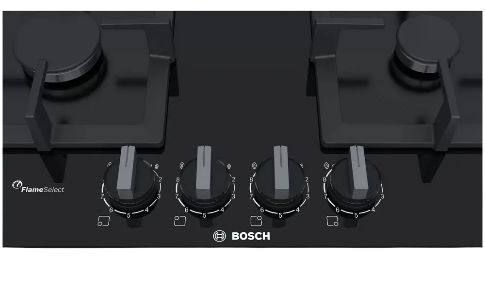 Газовая варочная панель Bosch PPP6A6B20 Черный
