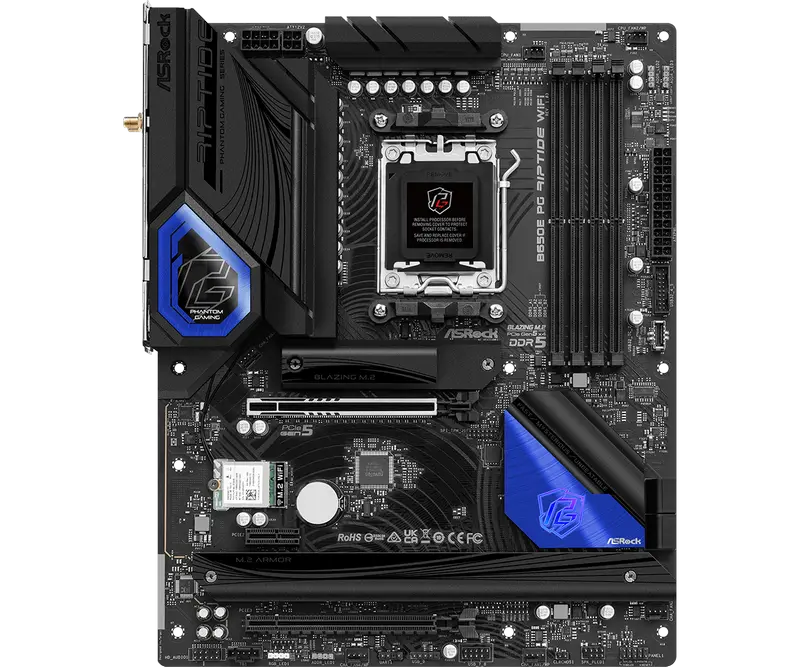 Материнская плата ASRock B650E PG RIPTIDE WIFI AM5 ATX