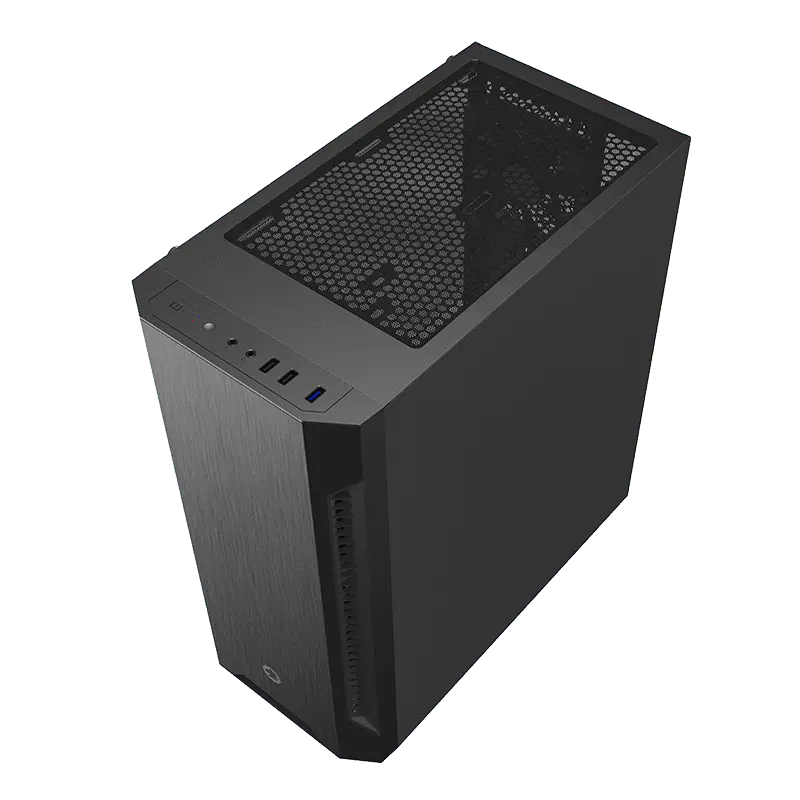 Carcasă PC Gamemax FORTRESS TG Midi-Tower Negru