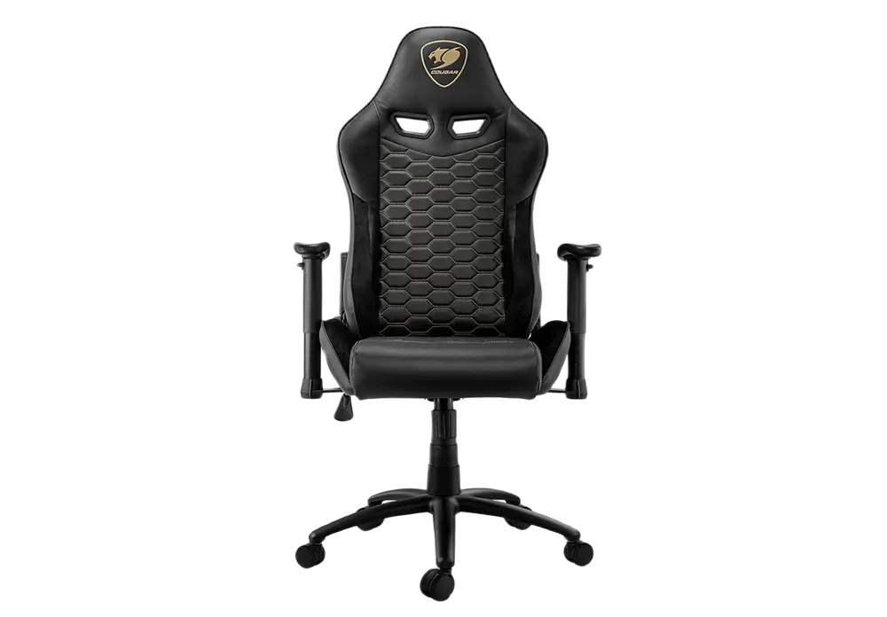 Игровое кресло Cougar Outrider Royal ПВХ Кожа Черный/Золотой