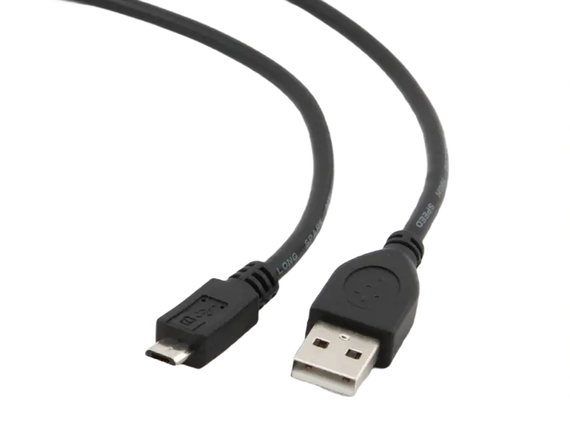 Cablu încărcare și sincronizare Cablexpert CCP-mUSB2-AMBM-0.1M Negru