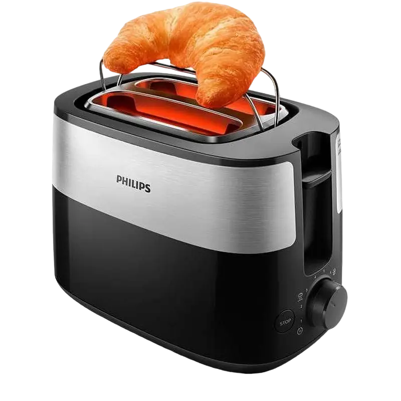 Тостер Philips Daily Collection Чёрный