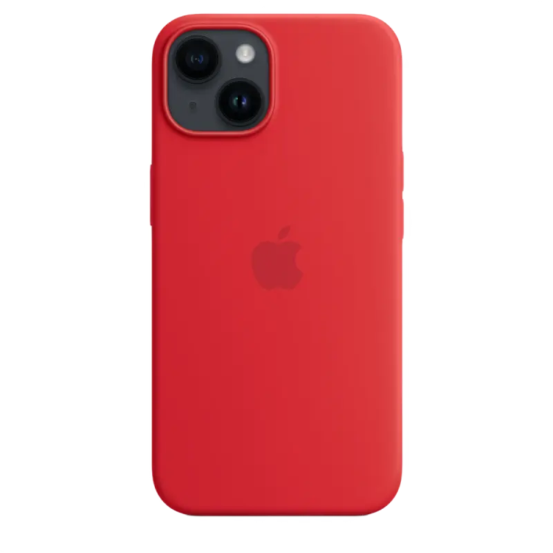 Чехол Apple iPhone 14 Silicone Case MagSafe A2910 MagSafe Красный