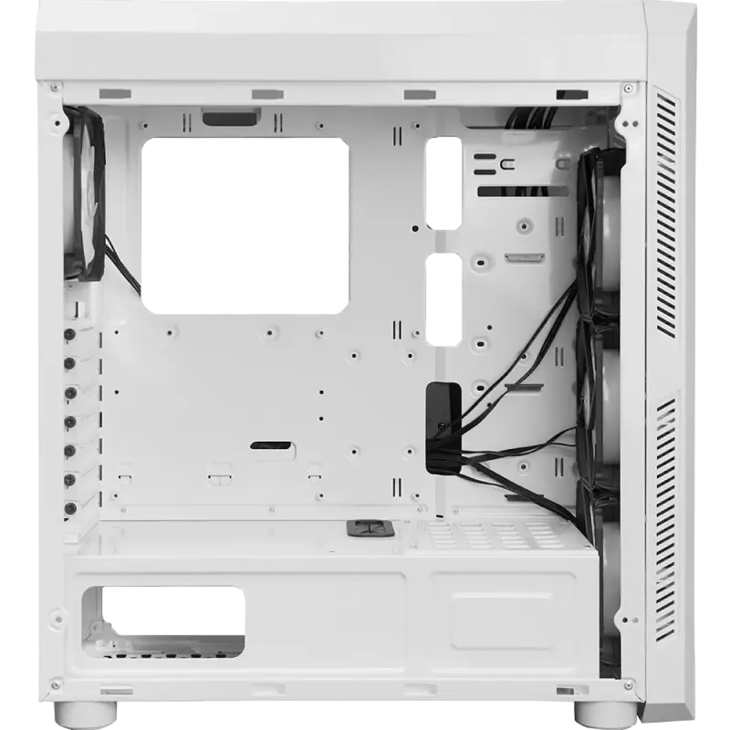 Carcasă PC Chieftec GL-03W-OP Midi-Tower Alb