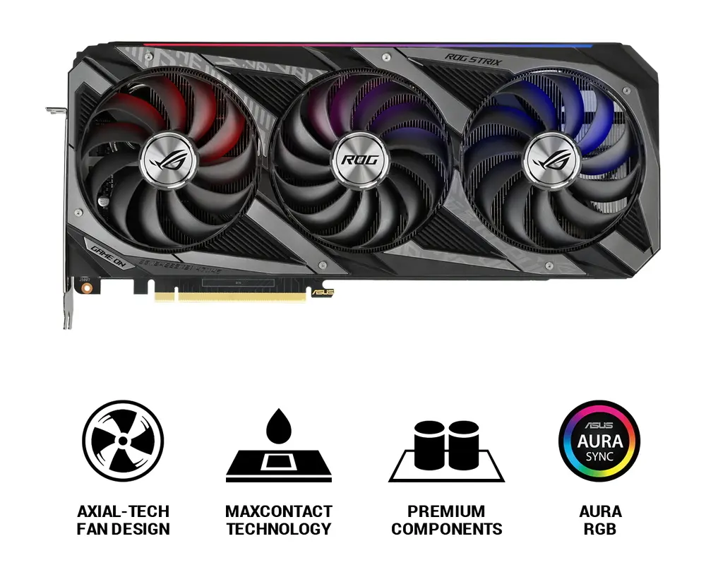 Видеокарта ASUS ROG Strix GeForce RTX 3090 OC GAMING