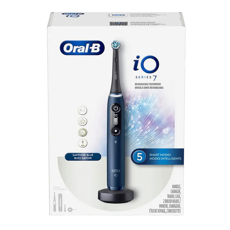 Periuță de dinți electrică Pentru adulți Braun Oral-B iO 7 Albastru