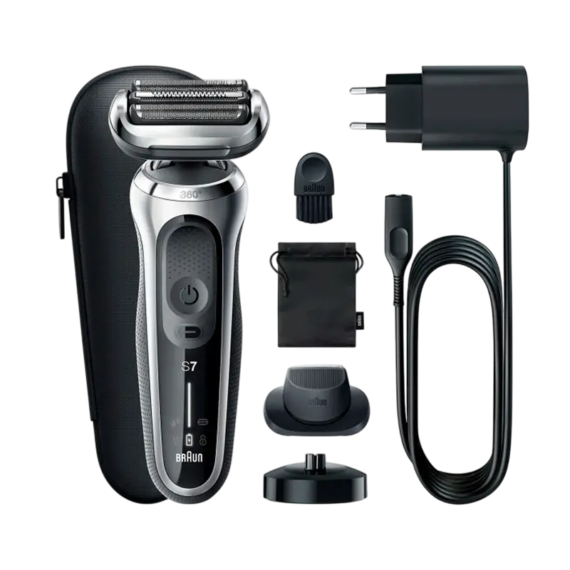 Электробритва мужская Braun Series 7 71-S4200cs Wet & Dry Серебристый | Черный