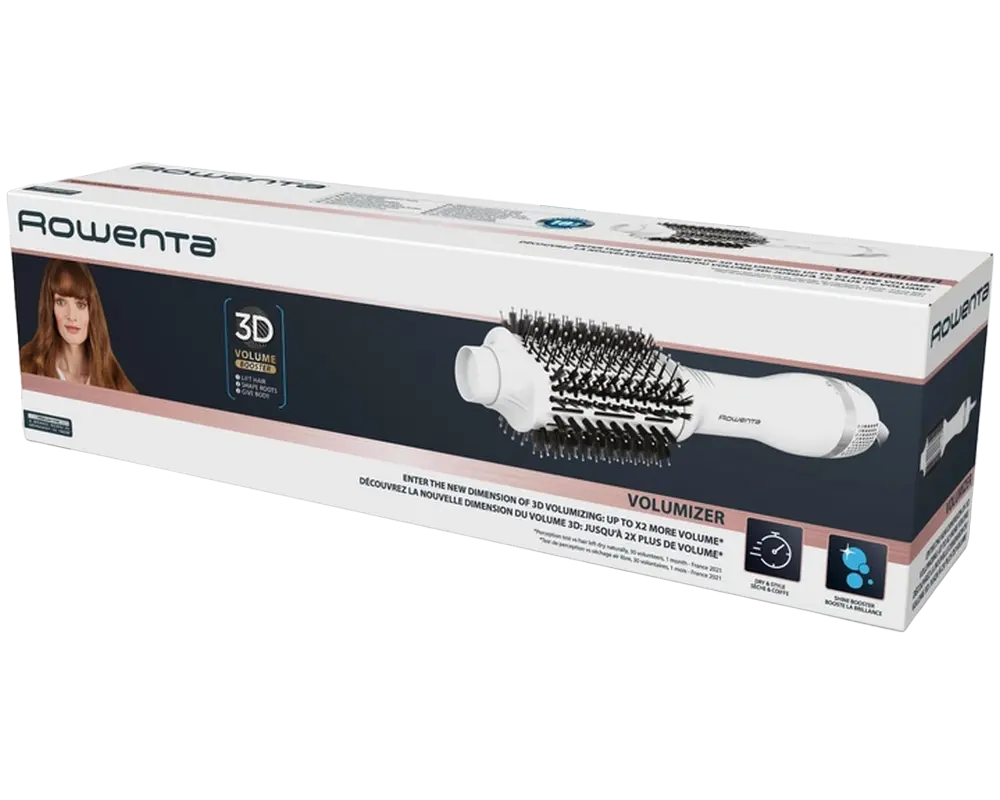 Uscător de păr-perie Rowenta Volumizer Alb