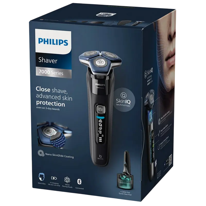 Электробритва мужская Philips Series 7000 Чёрный