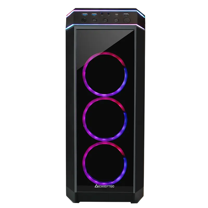 Компьютерный корпус Chieftec GP-02B-UC-OP Midi-Tower Черный