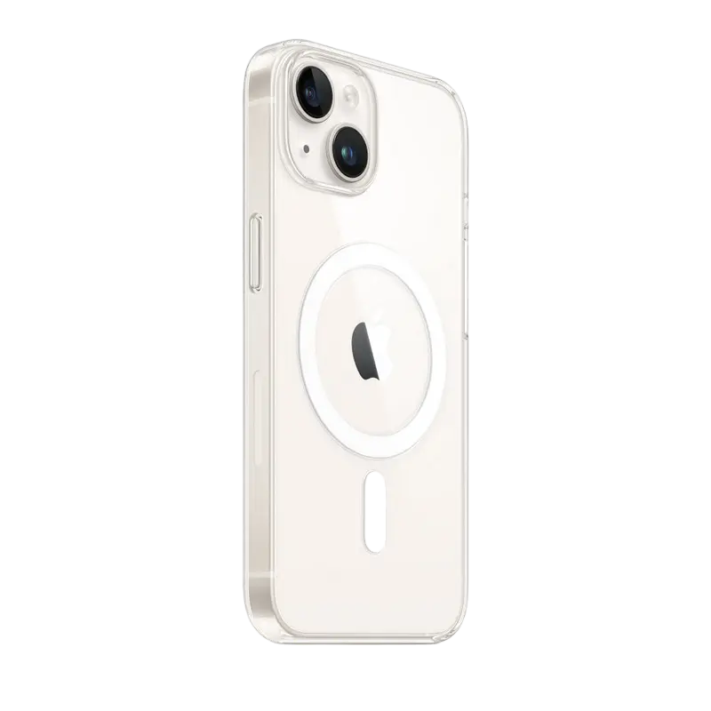 Чехол Apple iPhone 14 Clear Case MagSafe A2914 Clear Прозрачный