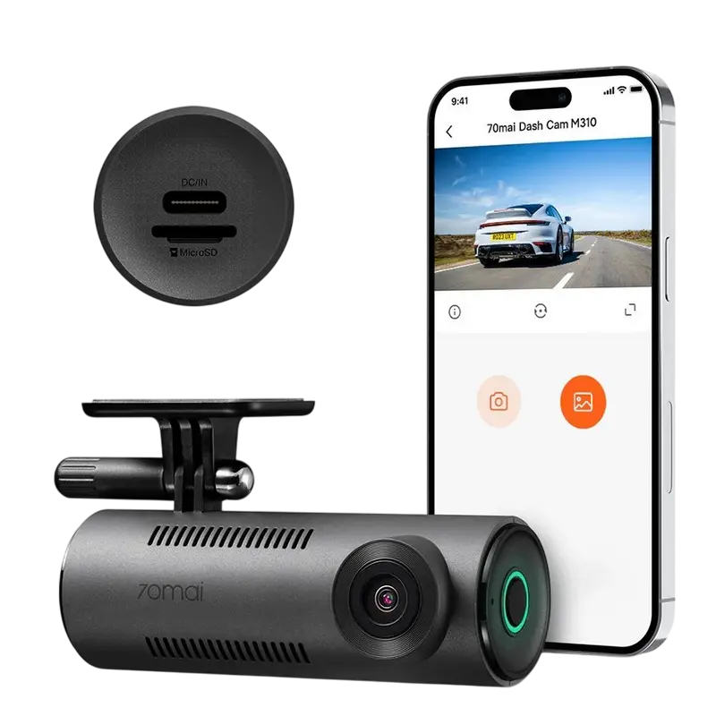 Видеорегистратор переднего вида 70mai M310 Черный