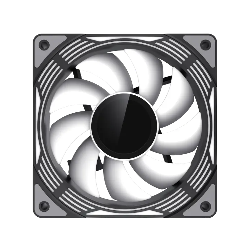 Вентилятор для ПК Gamemax FN12A-C8I 120 мм Черный