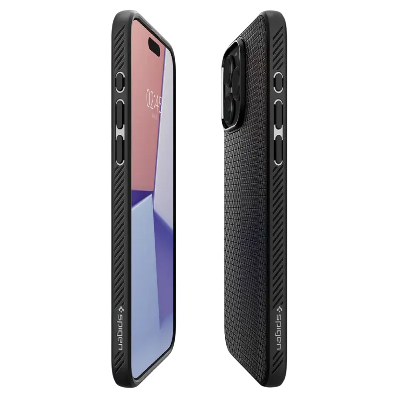 Husă Spigen Apple iPhone 15 Pro Max Liquid Air Liquid Air Negru mat