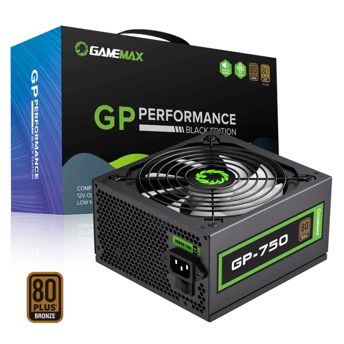 Tip Sursă Alimentare PC Gamemax GP-750 ATX Negru