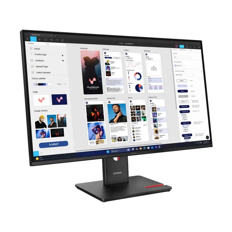 Monitor Lenovo ThinkVision T32UD-40 Negru