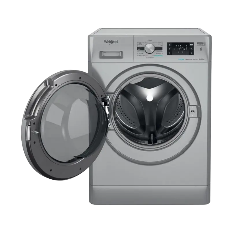 Стирально-сушильная машина Whirlpool FFWDB 964369 SBSV EE Серый