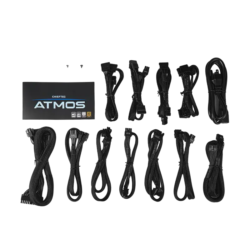 Tip Блок питания для компьютеров Chieftec CPX-850FC Atmos Series ATX Черный