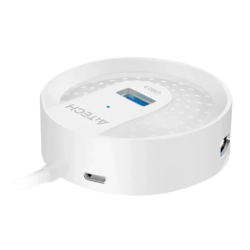 USB-концентратор A4Tech HUB-30 Белый