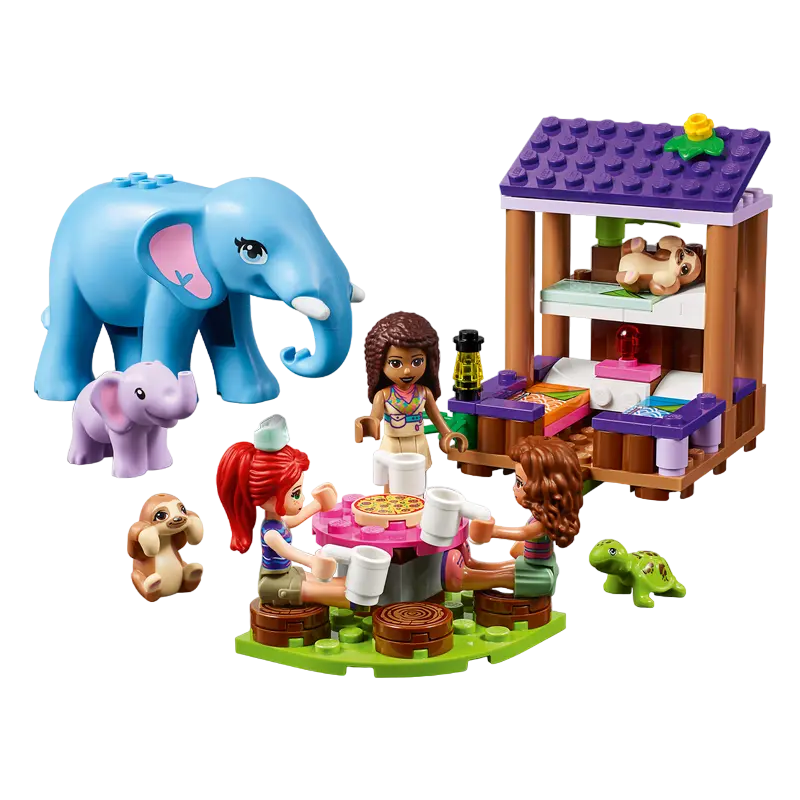 Конструктор LEGO Jungle Rescue Base Разноцветный