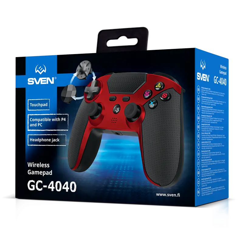 Геймпад SVEN GC-4040 Черный | Красный