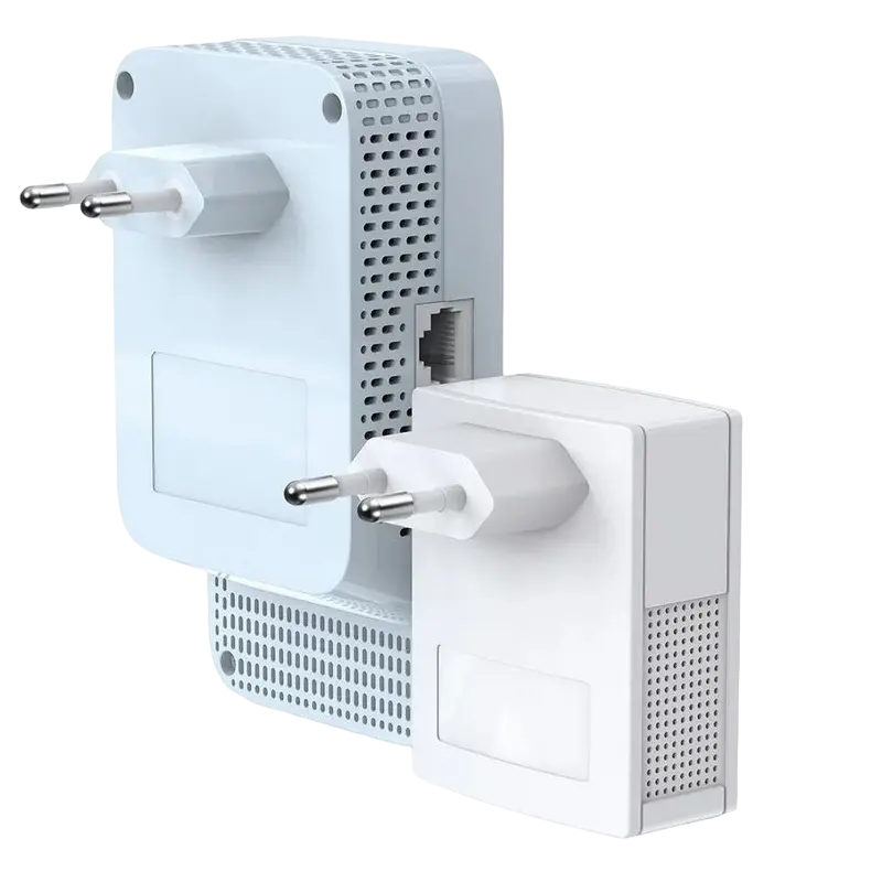 Wi-Fi + Powerline адаптер TP-LINK AV1000 Gigabit Белый