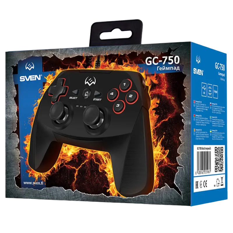 Геймпад SVEN GC-750 Чёрный
