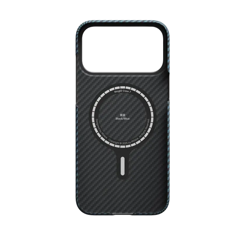 Husă Pitaka Apple iPhone 17 Pro Ultra-Slim MagSafe Case Ultra-Slim Negru | Albastru
